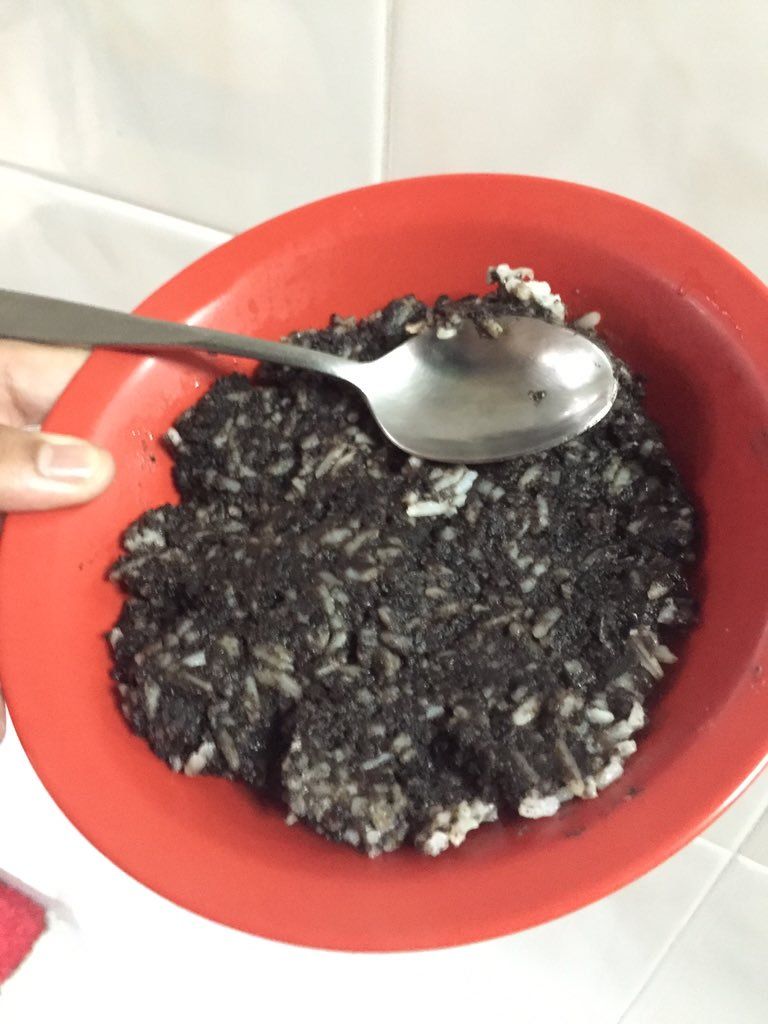 Nasi Berlapis Oreo